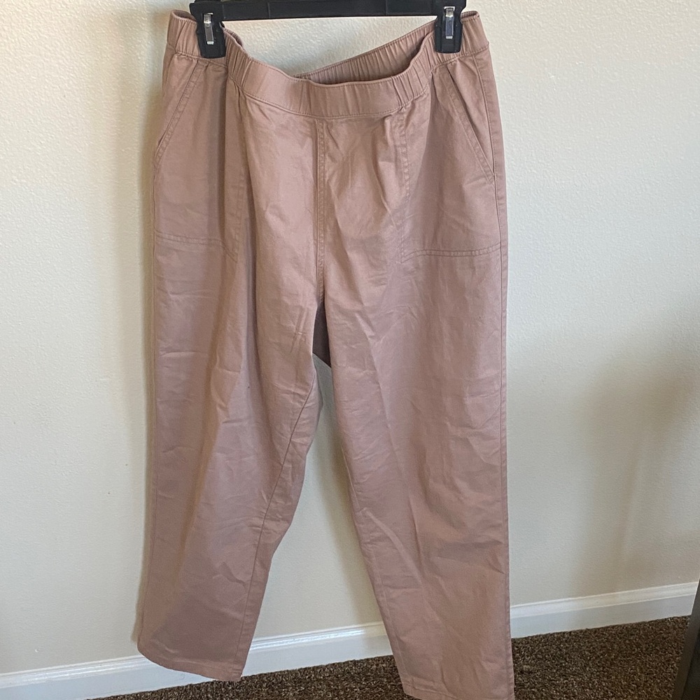 Denim&Co Women's Khaki Chinos